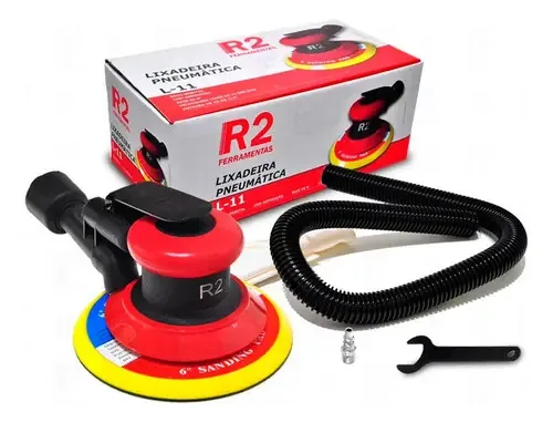 Lixadeira Pneumática Orbital 6 Rokit Roquite Hookit R2 L-11