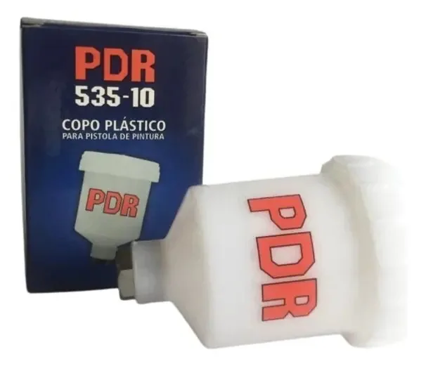 Copo Caneca 125ml Branco PDR Para Pistola De Pintura