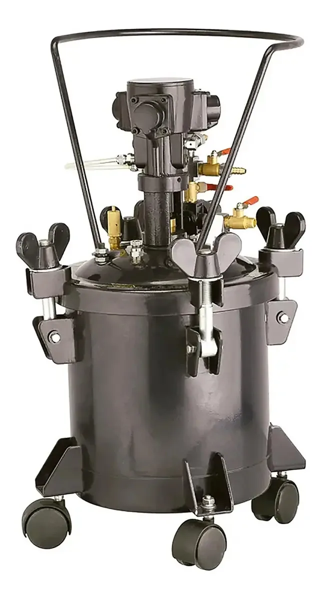 Balde Tanque De Pintura Com Agitador Automático 10lts T1a