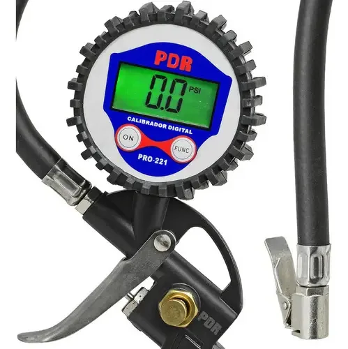 Calibrador Digital de Pneus Profissional PDR Pro-221 com Tela LCD
