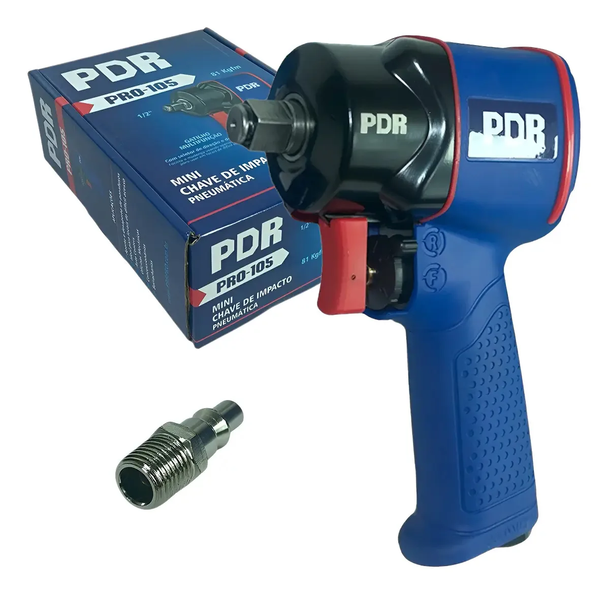 Chave De Impacto Pneumática Profissional Pdr 81kgfm 8000rpm