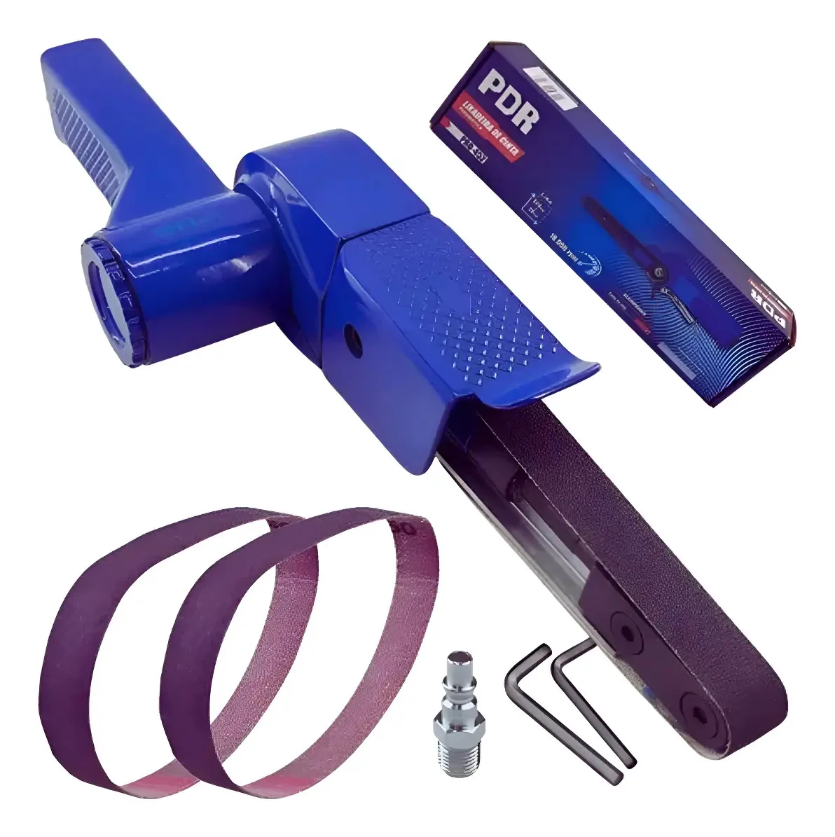 Lixadeira De Cinta Pneumática 18 Mil Rpm 90o 1/4 Pro-452pdr