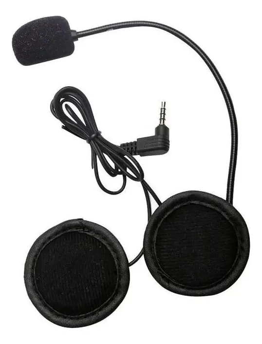 Fone De Ouvido Microfone Para Intercomunicador V6