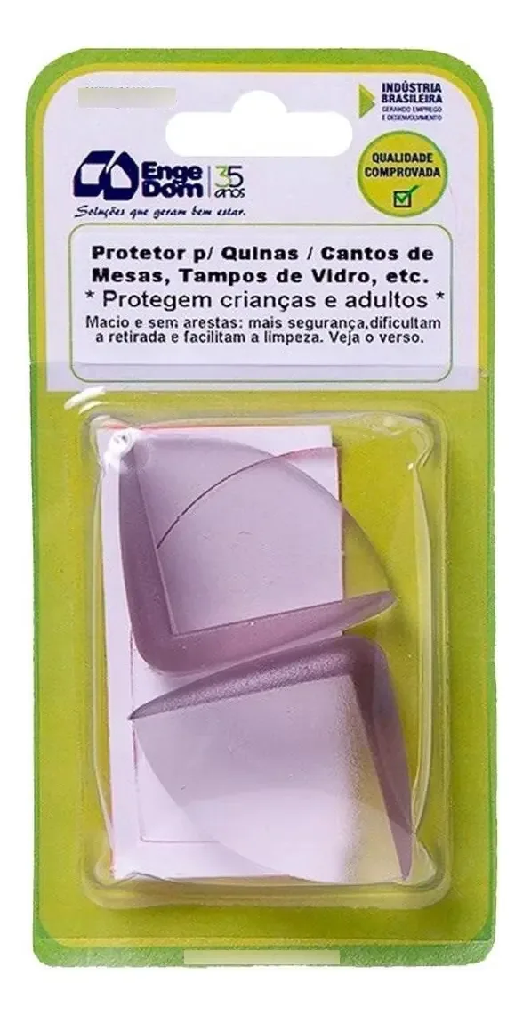 Protetor Canto Mesa Engedom 1,0cm 2pecas 2115