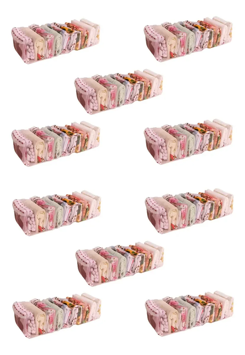 Colmeias Organizadoras de Gaveta E.R.Marques 10 Nichos Kit 10 Un Transparentes