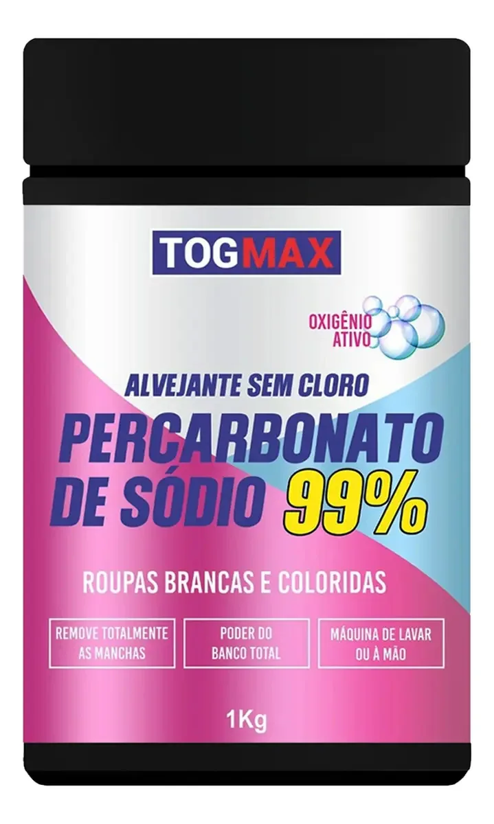 Percarbonato De Sódio 1kg Biodegradável Sem Cloro Togmax