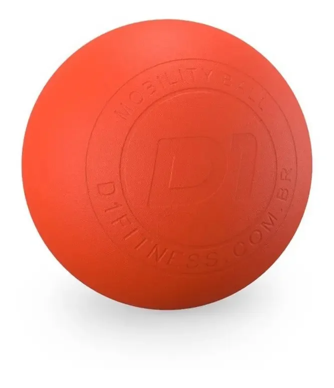 Bola De Massagem D1fitness Lacrosse 65mm Para Mobilidade