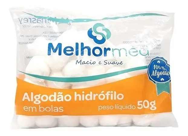 Algodão Bola Hidrófilo Melhormed Manicure Higiene Macio