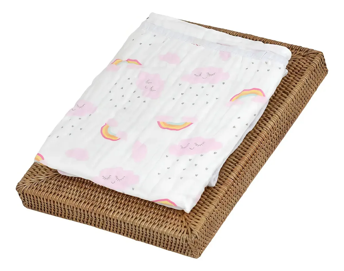 Toalha De Banho Soft Cia Do Neném - 85x85cm Rosa