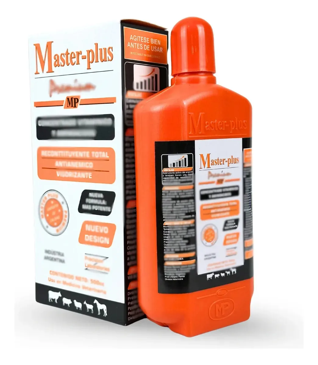Master Plus Premium 500ml Suplemento Engorda De Animais