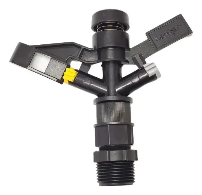 Aspersor Agricola Mini Agrojet Amarelo 709lh 24m 02 Unidades