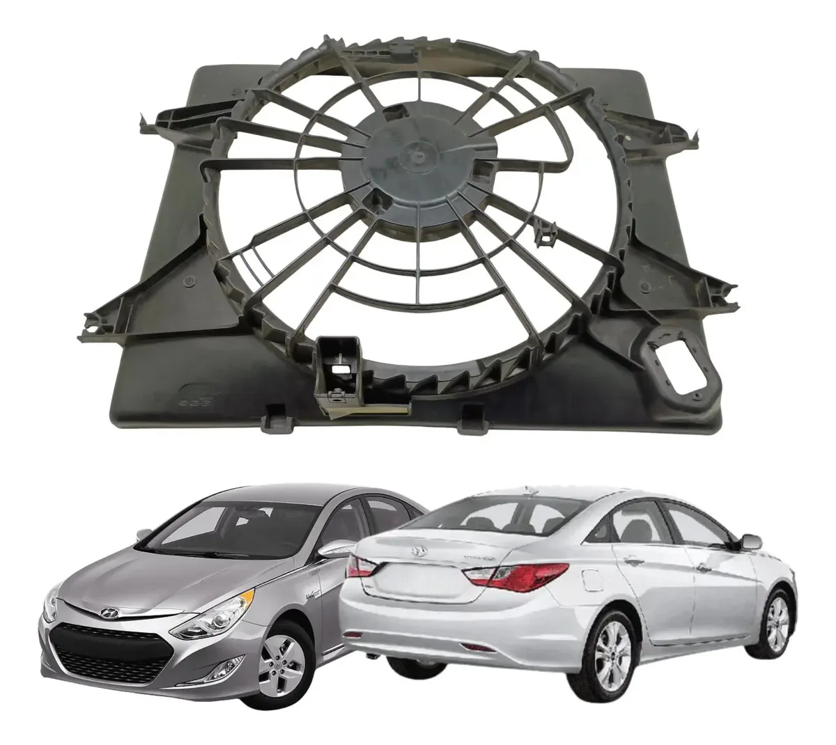 Defletor Da Ventoinha Hyundai Sonata 2011 Acima