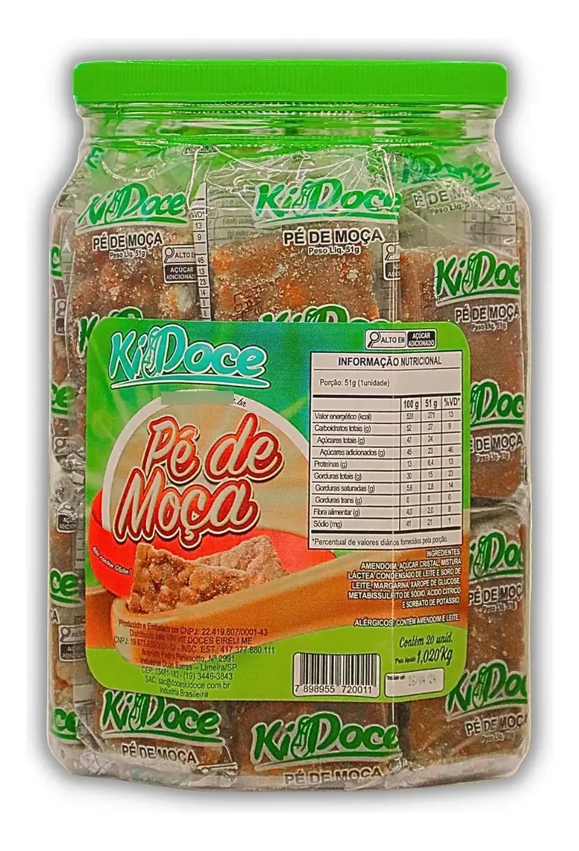Torrão KIDOCE Pé de Moça