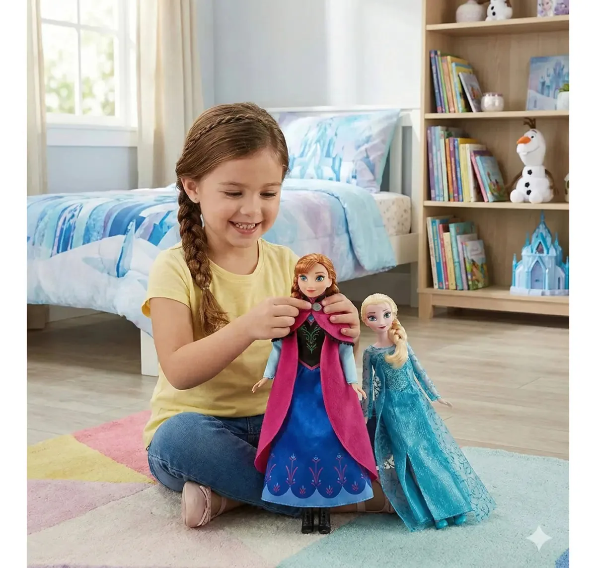 2 Roupas De Boneca Irmãs Encantadas Princesas Do Gelo