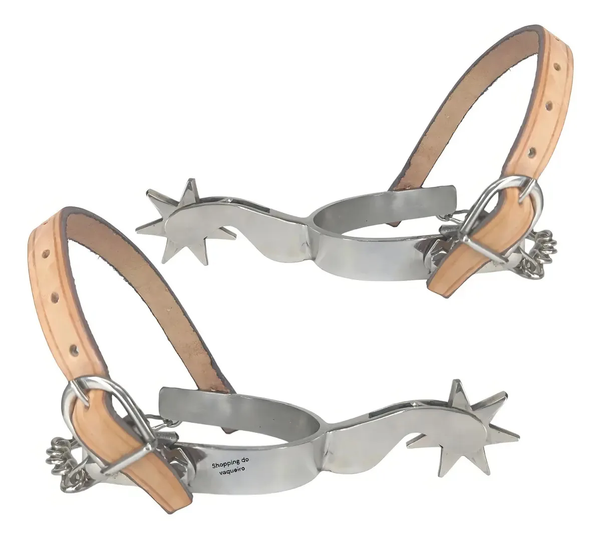 Espora Para Cavalo Vaquejada Inox