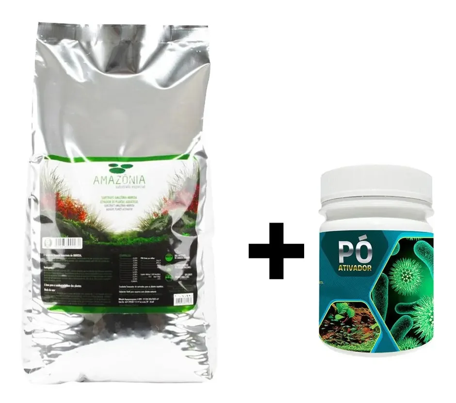 Substrato Fértil Plantados Amazônia Mbreda 5kg + Pó Ativador