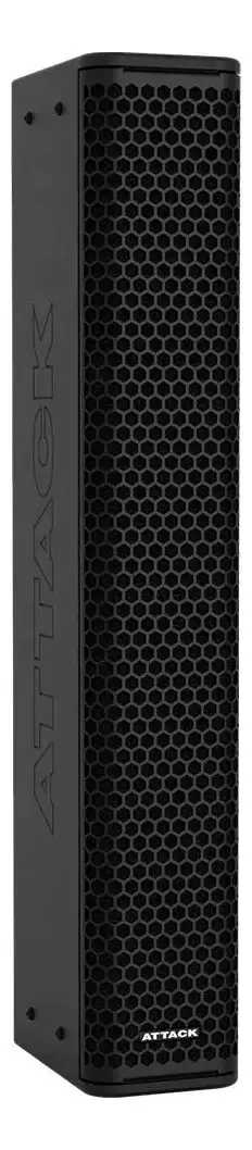 Torre de Som Attack VSC-83 300W Preto, Som Claro e Preciso