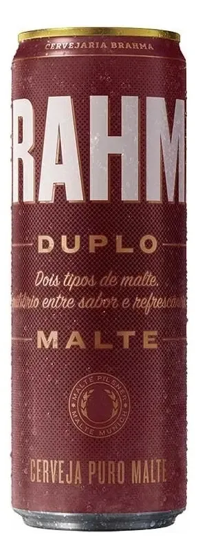 Cerveja Brahma Duplo Malte Lata 350ml