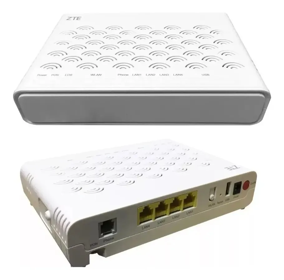 Gpon Onu Zte Zxhn F660 Fibra Ótica Wifi 4 Lan 2 Voip