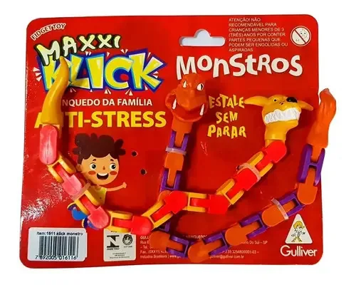 Brinquedo Anti-stress Gulliver Maxxi Klick Monstros 34