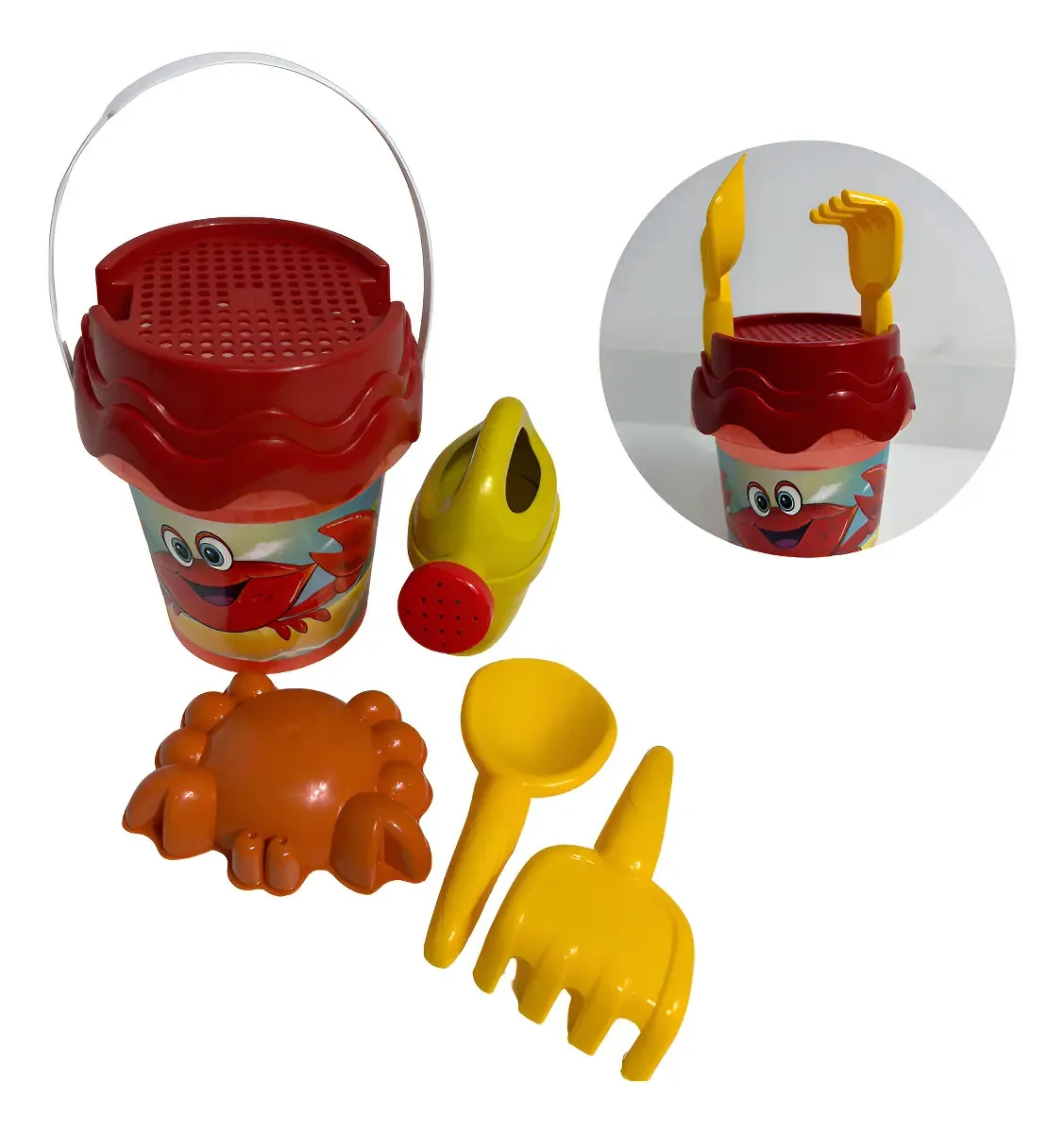 Mini Balde Praia Urso Pooh 5059