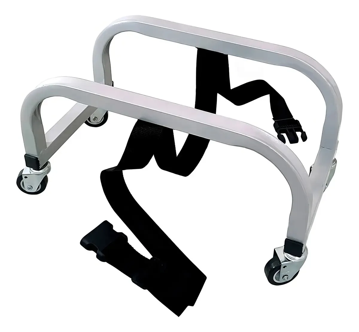 Carrinho Para Maca Portátil Massagem Legno Vega Cor Prateado