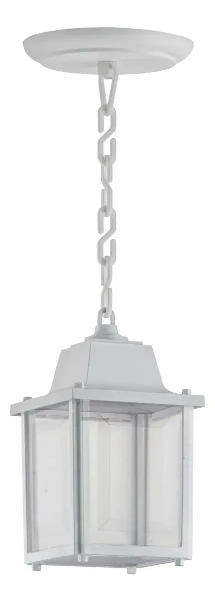 Kit 18 Lustre Pendente Teto Externo Colonial Branco Retro