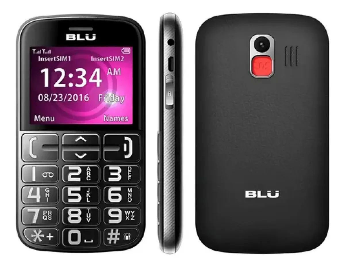 Celular Simples De Teclas Grande Para Idoso Blu Joy