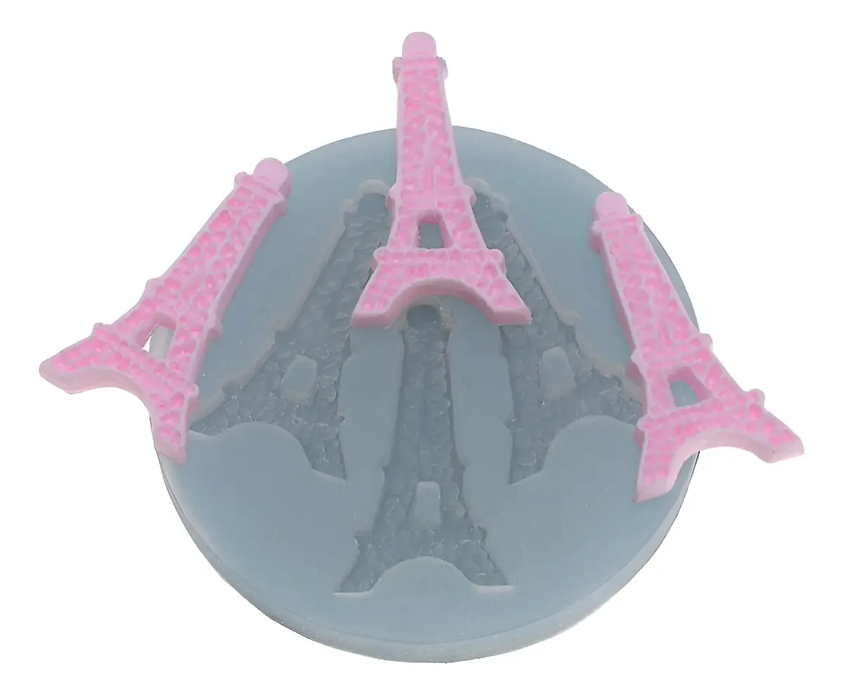 Molde De Silicone Trio De Torres.294