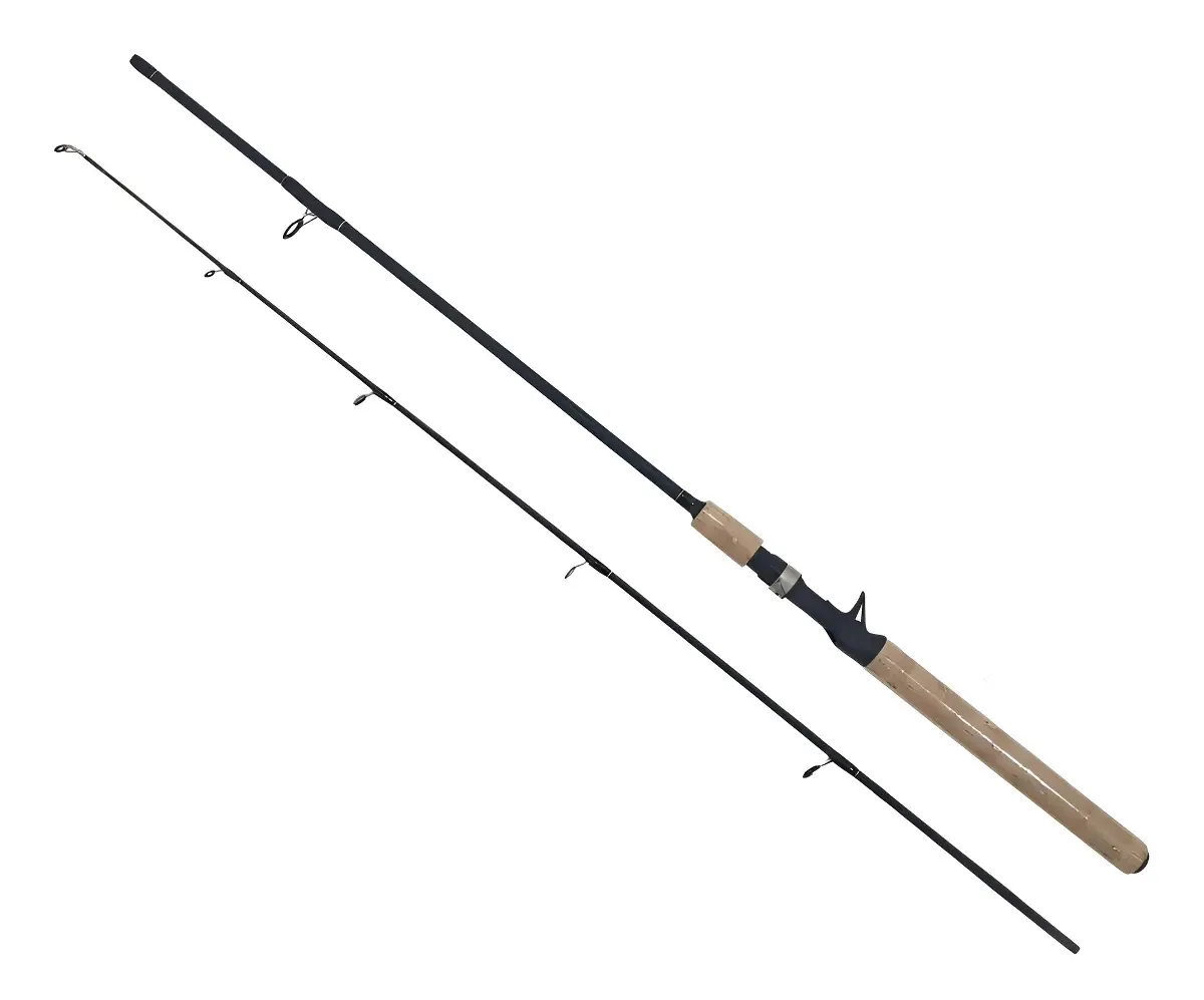 Vara De Pesca Carretilha 1,80m Carbono Cabo De Cortiça