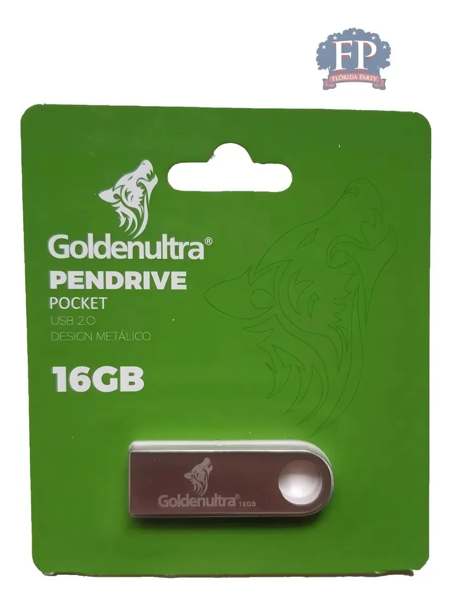 Pendrive Goldenultra Cor Cinza