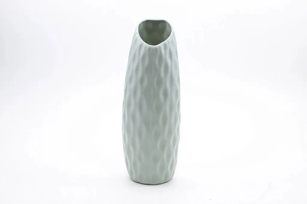 Vaso Decorativo Verde Plastico 20 Cm