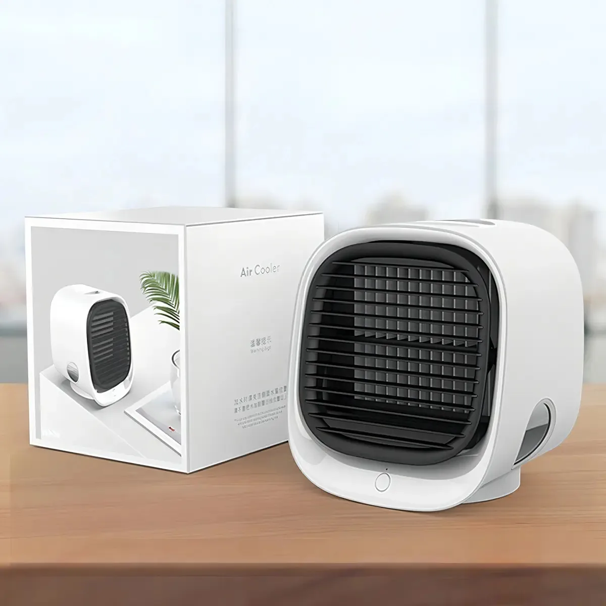 Mini Climatizador Umidificador De Ar Condicionado Portátil