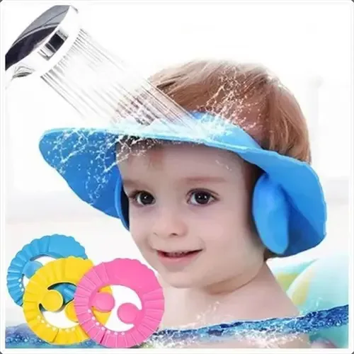 Touca De Banho Infantil De Eva C/botao