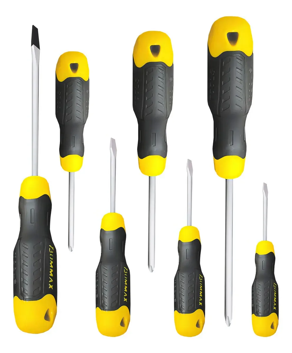 Jogo De Chave Fenda / Phillips Com 7 Peças - T1206