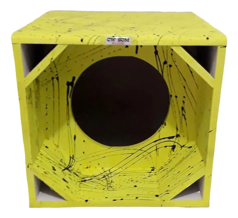Caixa Canhão Euclides Unitária Para Woofer De 12