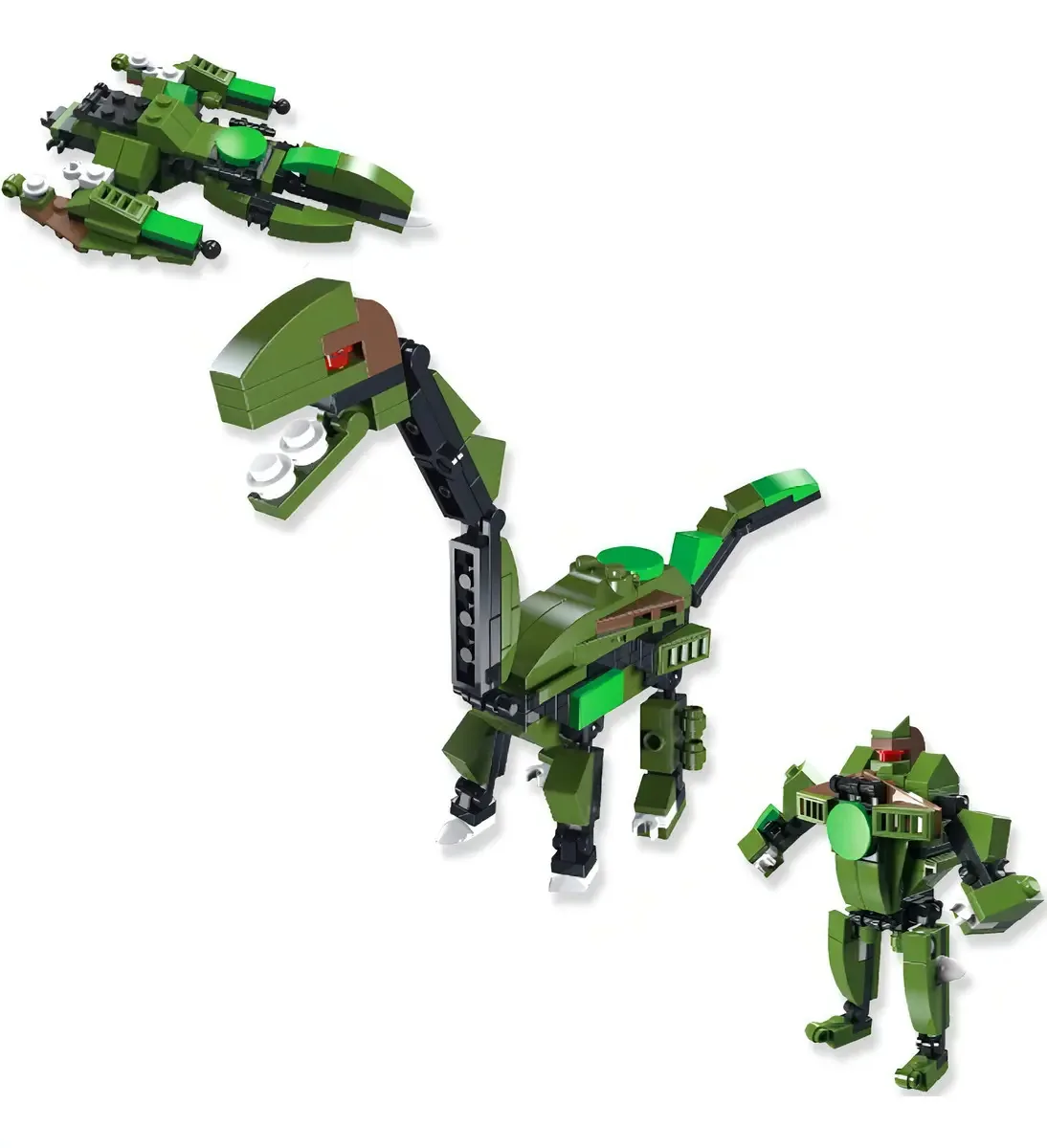 Blocos De Montar Brinquedo Cyber Dino - Brachiosaurus