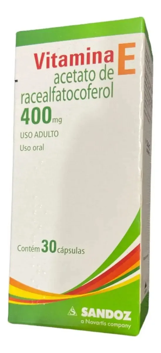 Vitamina E 400ui Suplemento Para Cansaço Fisico E Mental Sem Sabor