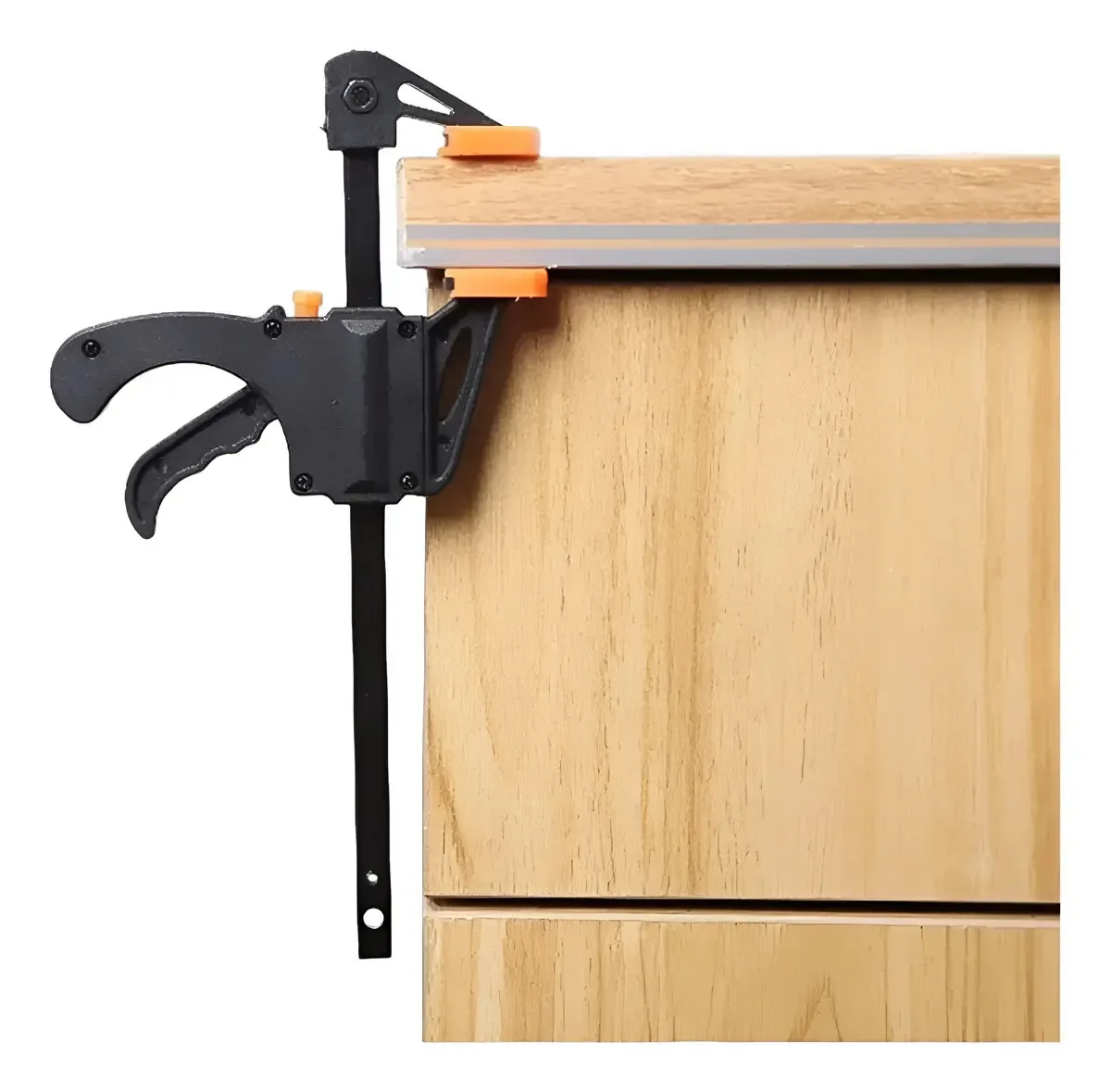 Kit 2 Grampos Sargento Aperto Rápido Ajusta Prende Pressão