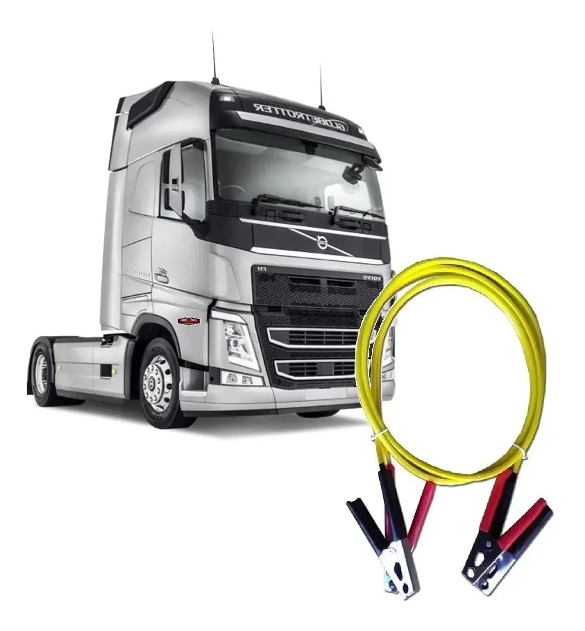 Cabo Chupeta Cinoy 3 Metros 800A 24V Para Caminhão Bateria Automotiva