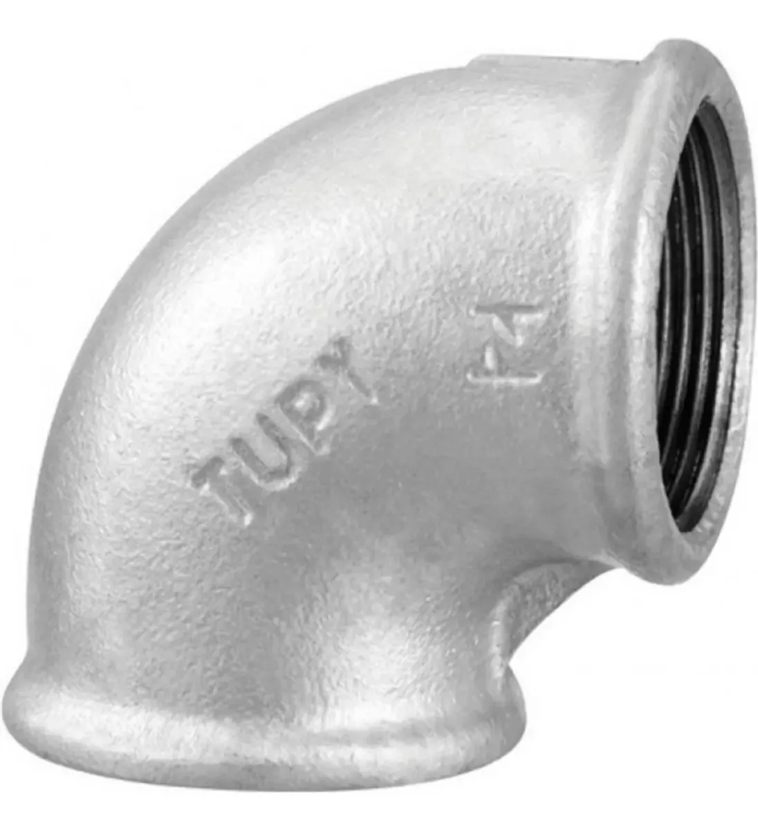 Cotovelo Ferro Galvanizado 90°x3/4" Tupy para Instalações Hidráulicas