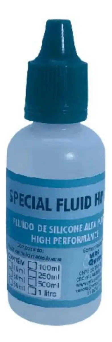 Óleo De Silicone Para Acrílico Derramado 30ml