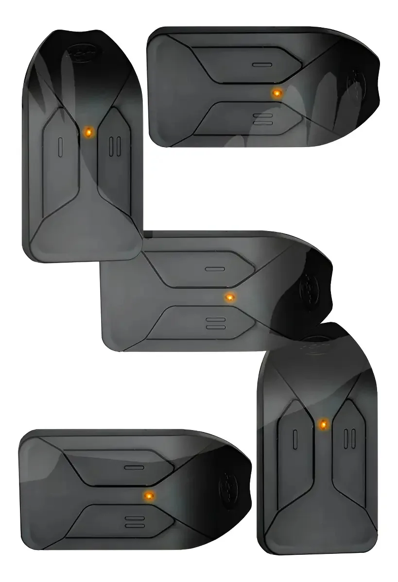5 Controles Remotos Ppa Tok 433mhz Preto Learning Code - Goose Guardian - Motor Portão Eletrônico