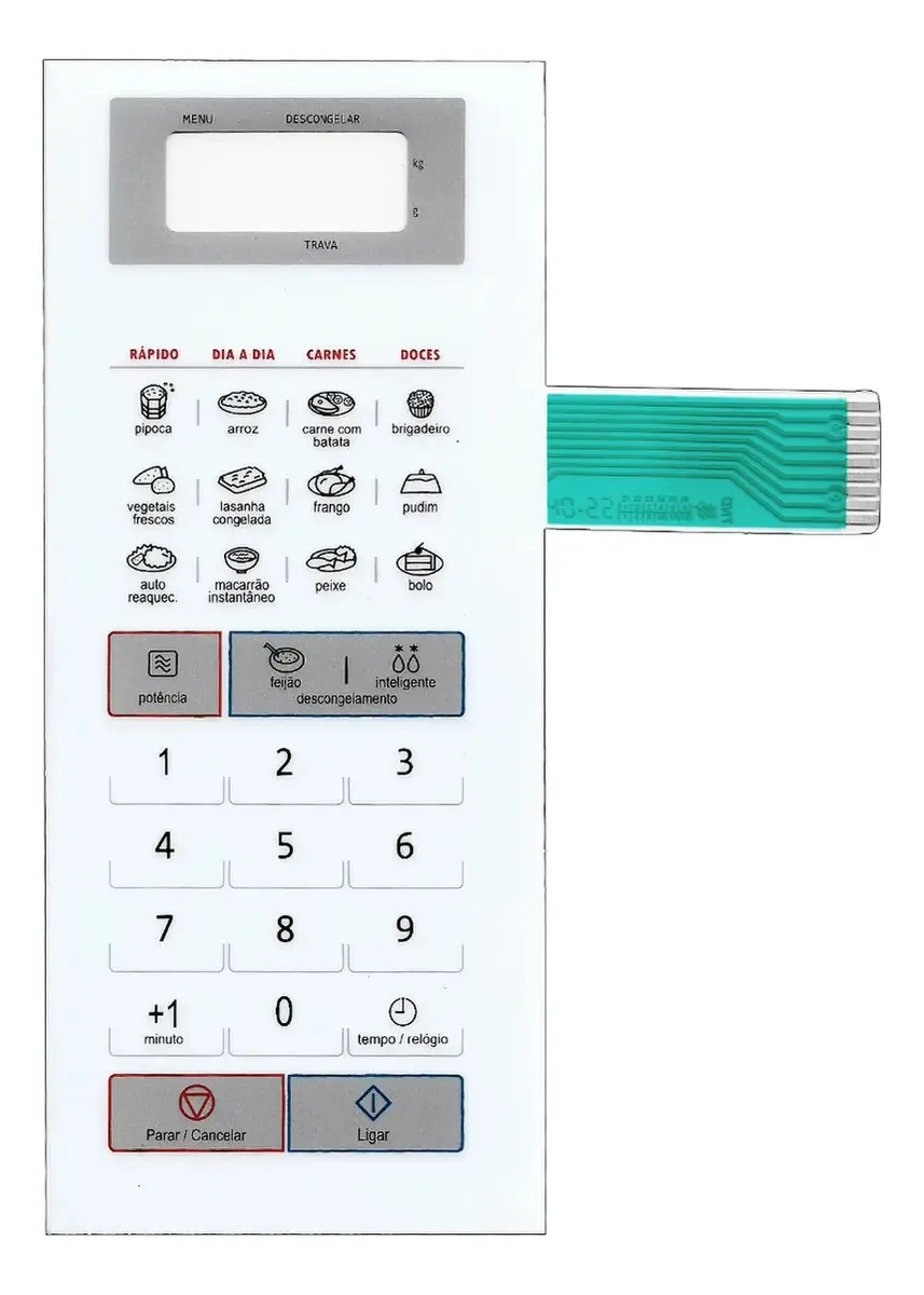 Membrana Actronic para Micro-ondas Panasonic NNST571