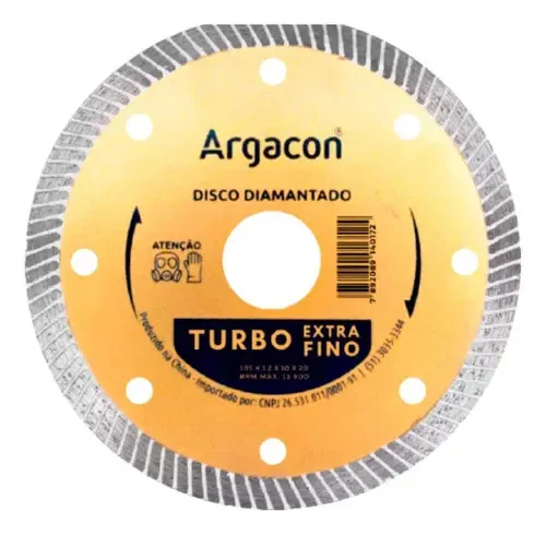 Disco Corte Diamantado Extra Fino Profissional Argacon