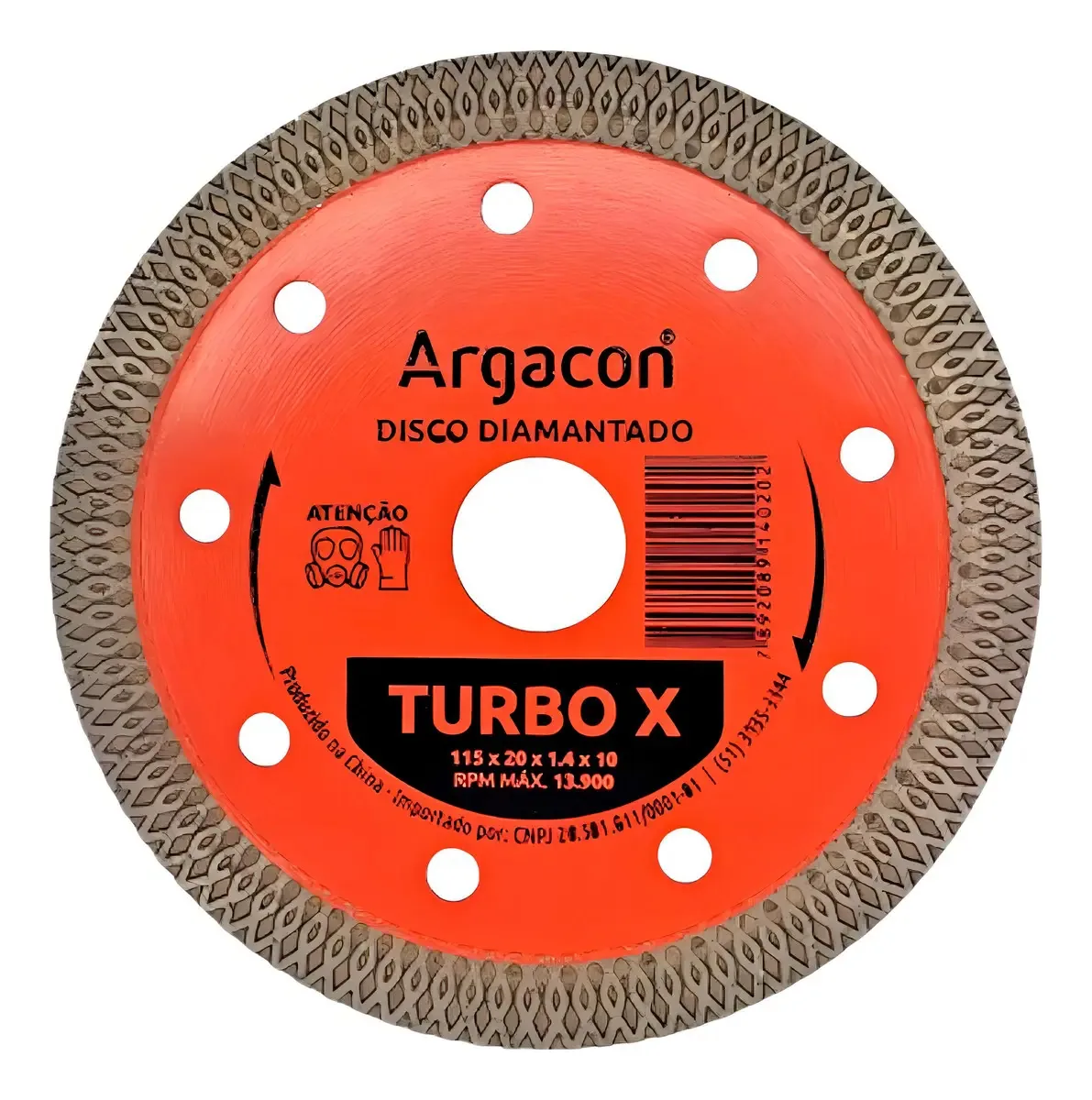 Disco De Corte Diamantado Turbo X Argacon