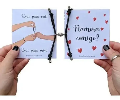 Pulseiras Magnéticas Para Casal-namora Comigo
