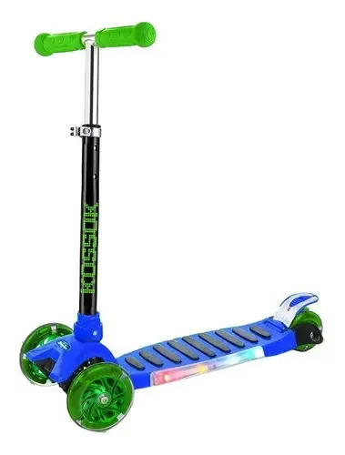 Luzes e rodas LED laterais de silicone Kossok Skateboard de 4 rodas
