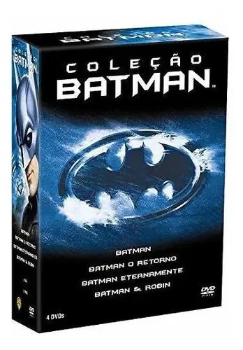 Dvd Box Coleção Batman - 4 Filmes - Novo Original Lacrado