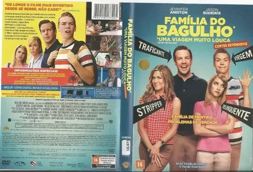 Dvd - Família Do Bagulho - Jennifer Aniston